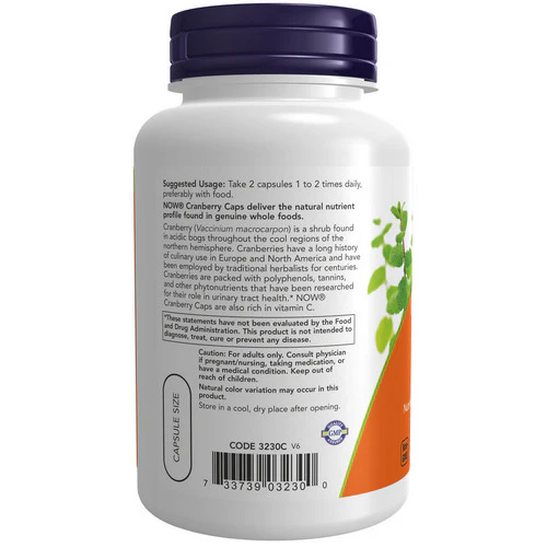 Now Foods, Cranberry Caps, 100 Caps - Image 3