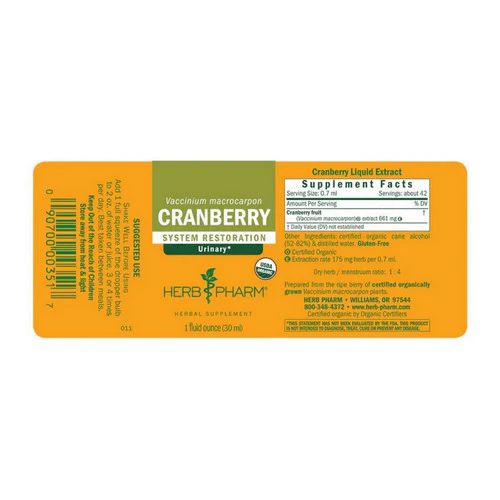 Herb Pharm, Cranberry Extract, 1 oz. - Image 2