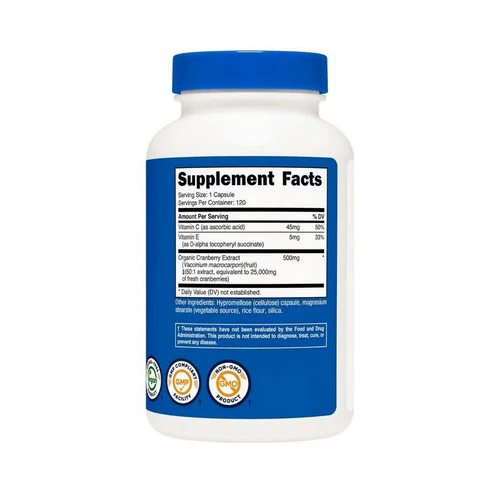 Nutricost, Cranberry Extract Capsules, 25,000 Mg, 120 Count - Image 2