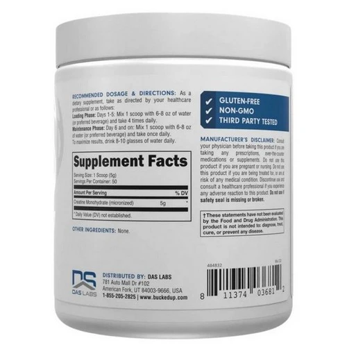 Bucked Up, Creatine Micro Mono, 250 Grams - Image 2