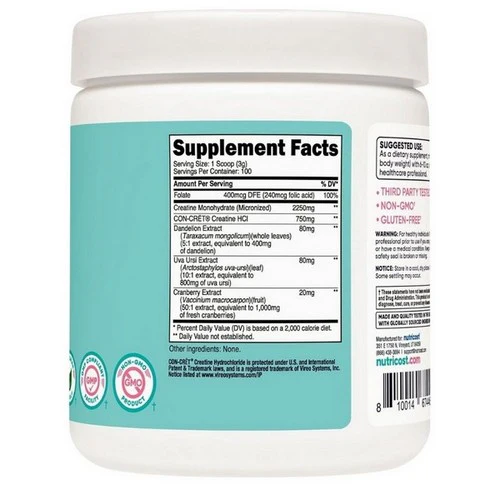Nutricost, Creatine Monohydrate for Women Unflavored, 100 Servings - Image 2