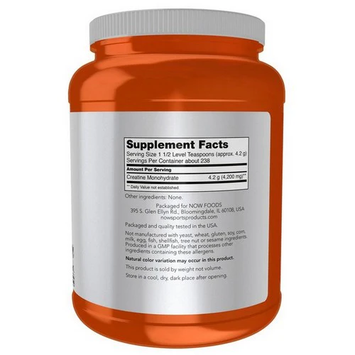 Now Foods, Creatine Monohydrate Micronized Powder, 2.2 Lbs - Image 2