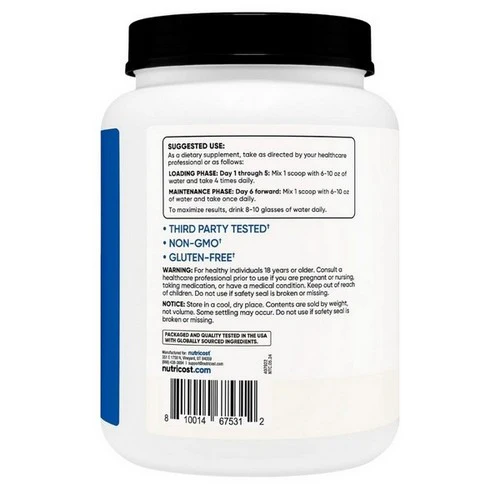 Nutricost, Creatine Monohydrate Powder, 1 Kg - Image 2