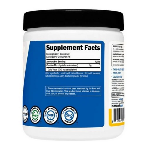 Nutricost, Creatine Monohydrate Powder Pineapple Mango, 300 Grams - Image 2