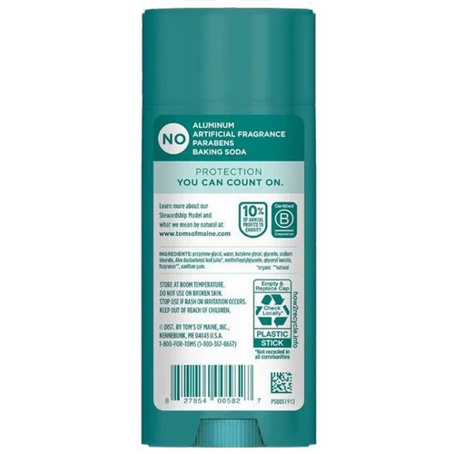 Tom's Of Maine, Cucumber Aloe Deodorant, 3.25 Oz - Image 2