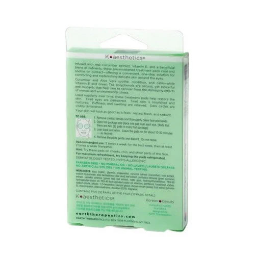 Earth Therapeutics, Cucumber Eye Pads Recover - E, .106 Oz - Image 2