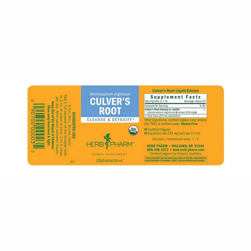 Herb Pharm, Culver's Root Extract, 1 Oz - Image 2