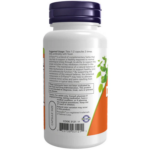Now Foods, D-Flame, 90 Vcaps - Image 3