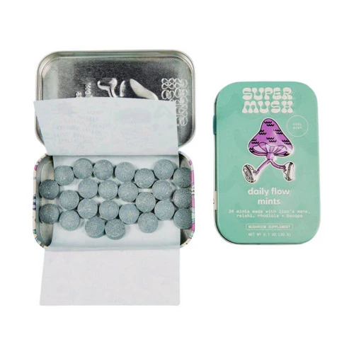 SuperMush, Daily Flow SuppleMints, 24 Count - Image 3