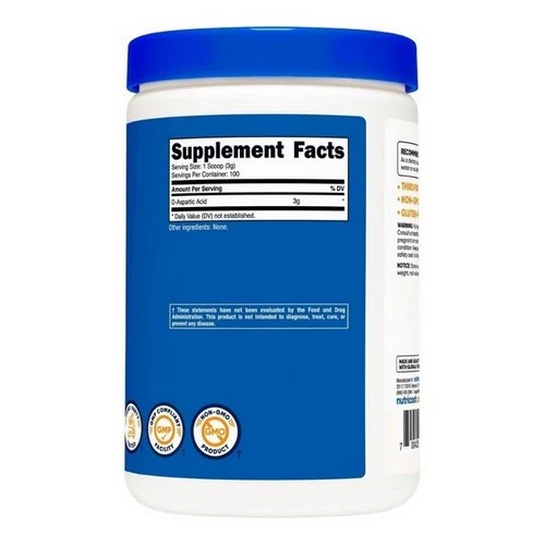 Nutricost, D-Aspartic Acid Powder, 300 Grams - Image 3