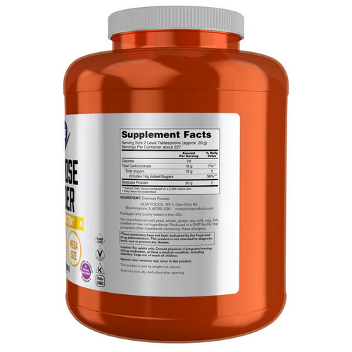 Now Foods, Dextrose Powder, 10 lb - Image 2