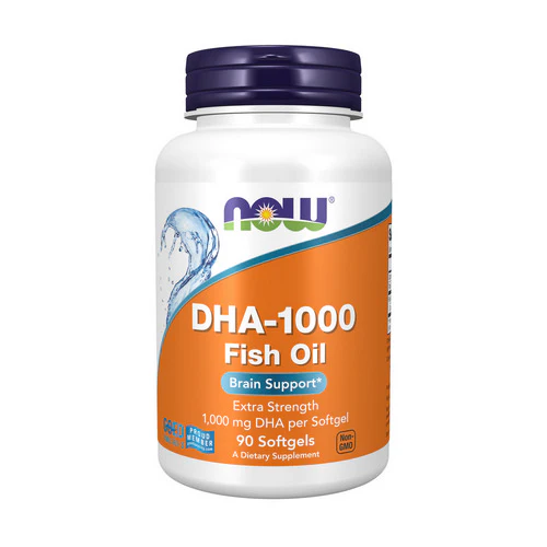 Now Foods, DHA-1000 Brain Support, 1000 mg, Extra Strength 90 Softgels