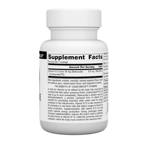 Source Naturals, Dibencozide Sublingual, 10000 mcg, 30 Tabs - Image 2