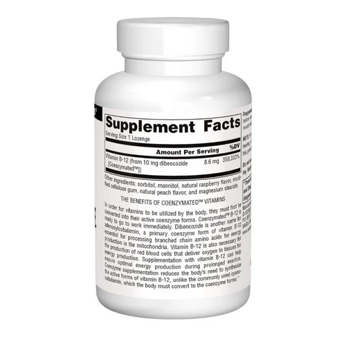 Source Naturals, Dibencozide Sublingual, 10000 mcg, 120 Tabs - Image 3