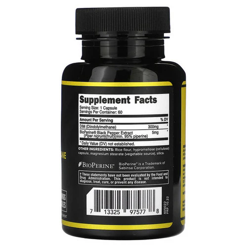 Primaforce, DIM Supplement, 300 Mg, 60 Caps - Image 2