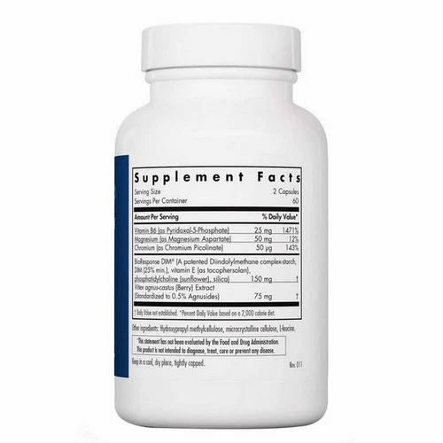 Nutricology/ Allergy Research Group, DIM Vitex PMS Formula, 120 Veg Caps - Image 3