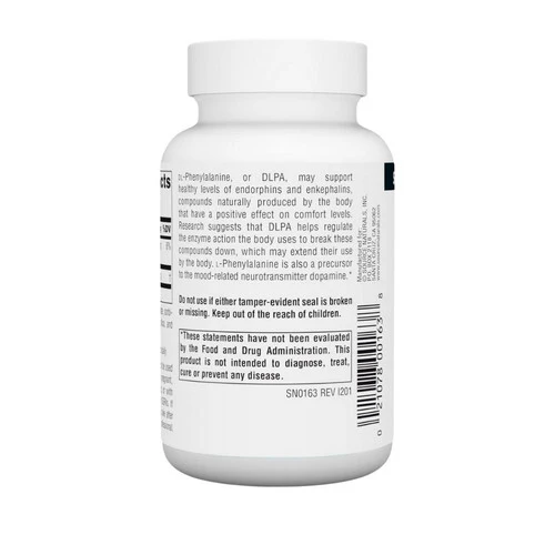 Source Naturals, DL-Phenylalanine, 375 mg, 120 Tabs - Image 3