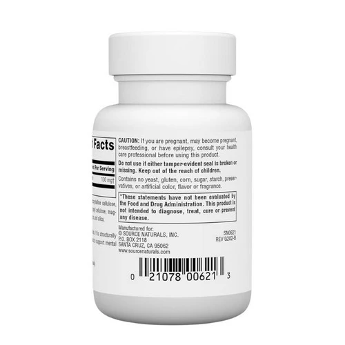 Source Naturals, DMAE, 351 mg, 50 Tabs - Image 3