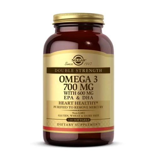 Solgar, Double Strength Omega-3, 700 mg, 120 SoftGels
