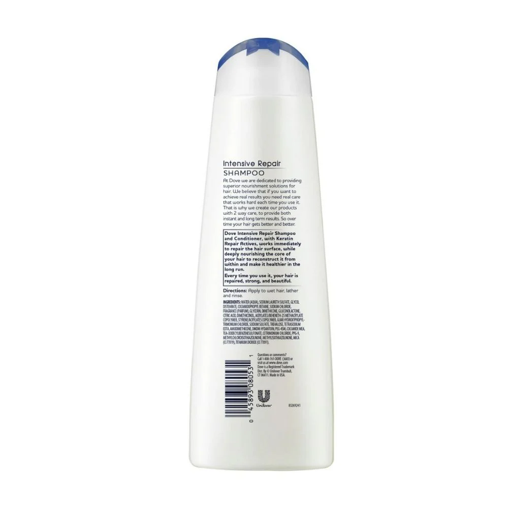 Dove, Damage Therapy Shampoo Intensive Repair, 12 oz - Image 2