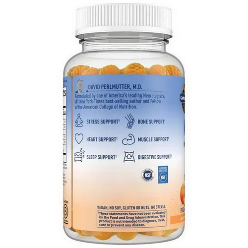 Garden of Life, Dr. Formulated Magnesium with Pre and Probiotics Peach, 60 Gummies - Image 3