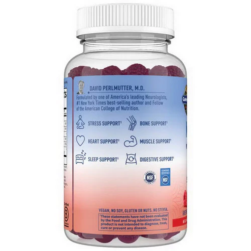 Garden of Life, Dr. Formulated Magnesium with Pre and Probiotics Raspberry, 60 Gummies - Image 3
