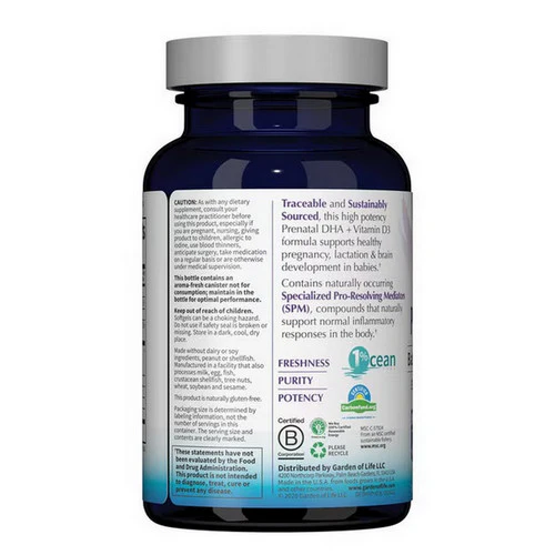 Garden of Life, Dr. Formulated Prenatal DHA, Strawberry, 30 Softgels - Image 3