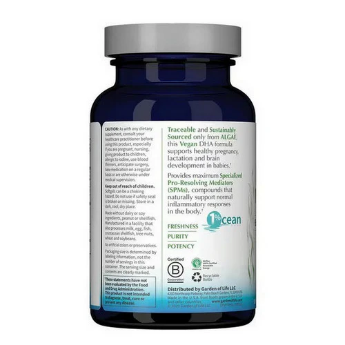 Garden of Life, Dr. Formulated Prenatal Vegan DHA, 30 Softgels - Image 3