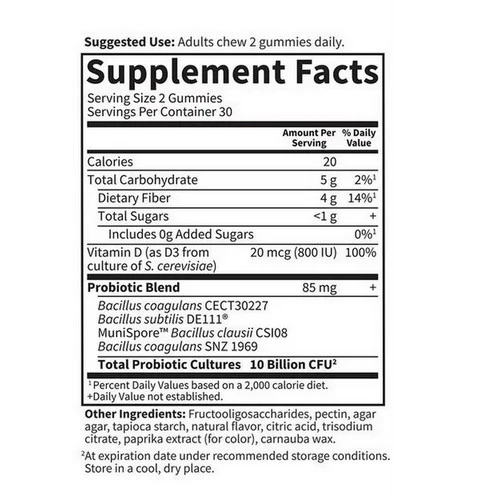 Garden of Life, Dr. Formulated Probiotics Orange Dream, 10 Billion, 60 Gummies - Image 2