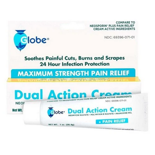 Globe, Dual Action Cream, 1 Oz