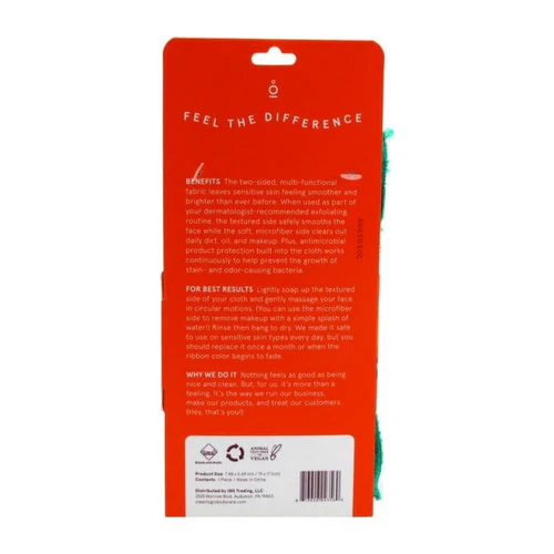 Cleanlogic, Dual Texture Face Cloth, 1 Count - Image 2