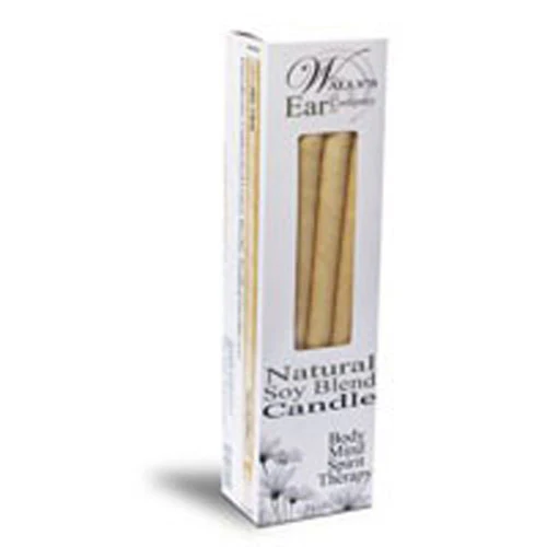 Wallys Natural Products, All Natural Soy Blend Candle, PLAIN, 12 CT
