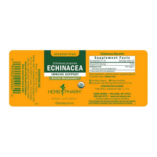 Herb Pharm, Echinacea Glycerite, 1 oz - Image 2