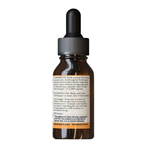 Eclectic Herb, Echinacea Purpurea, Orange 1 Oz Alcohol free - Image 3
