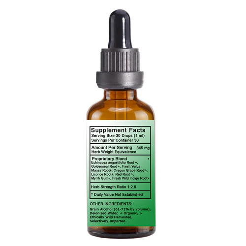 Echinacea-Goldenseal Complex Liquid Extract 1 Oz by Naturverse - Image 3