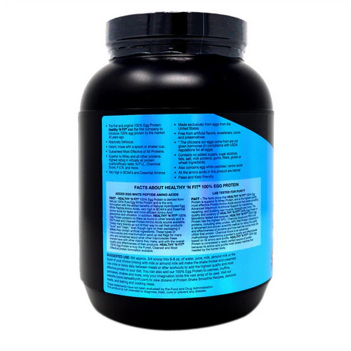 Healthy 'n Fit, Egg Protein Powder, 0, Vanilla 2 lb - Image 3