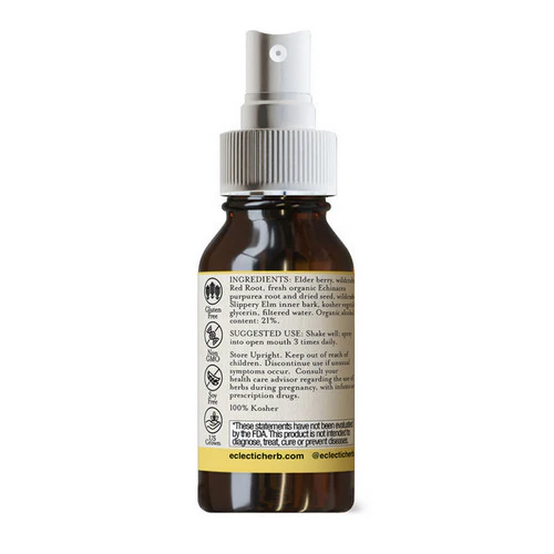 Eclectic Herb, Elderberry Red Root Spray, 1 OZ - Image 2