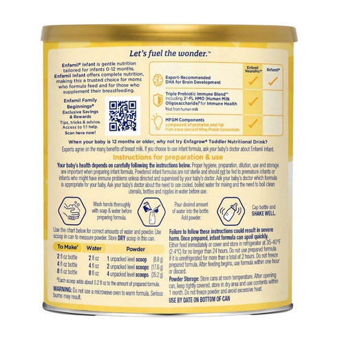 Enfamil, Milk-Based Powder Infant Formula, 12.5 Oz - Image 2
