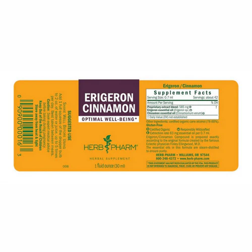 Herb Pharm, Erigeron Cinnamon Compound, 1 Oz - Image 2