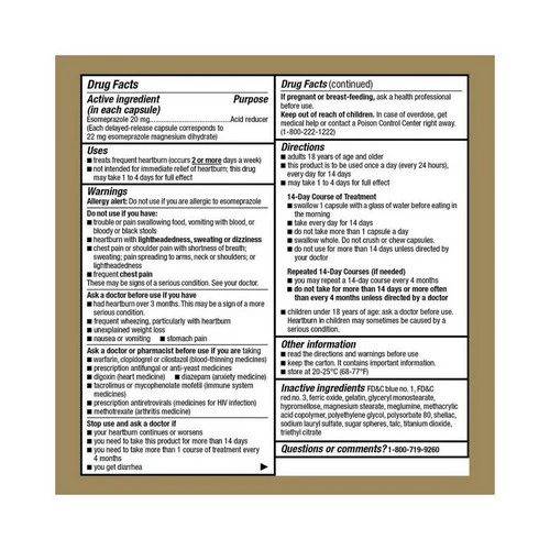 Good Sense, Esomeprazole Magnesium, 20 mg, 28 Tabs - Image 3