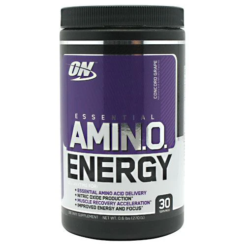 Optimum Nutrition, Essential Amino Energy, Concord Grape 30 Servings