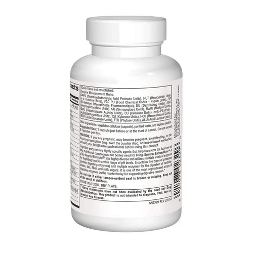 Source Naturals, Essential Enzymes Ultra, 30 vcaps - Image 3