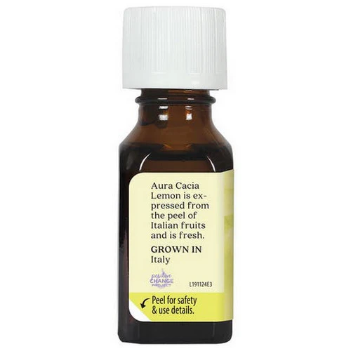Aura Cacia, Essential Oil, Lemon 0.5 OZ - Image 2
