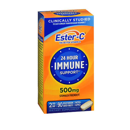 Ester-C, Vitamin C Coated Tablets, 500 mg, 90 tabs