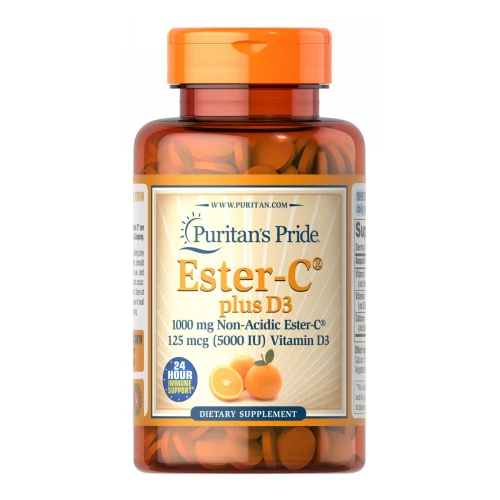 Puritan's Pride, Ester-C Plus D3, 70 Gummies