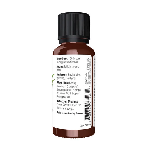 Now Foods, Eucalyptus Radiata, 1 Oz - Image 2