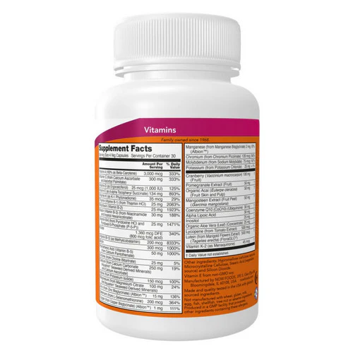 Now Foods, Eve Superior Women's Multi, 120 Veg Caps - Image 3