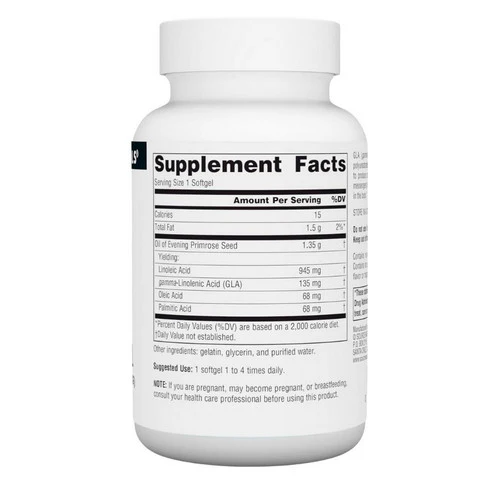 Source Naturals, Evening Primrose Oil, 1350 MG, 30 Softgel - Image 2