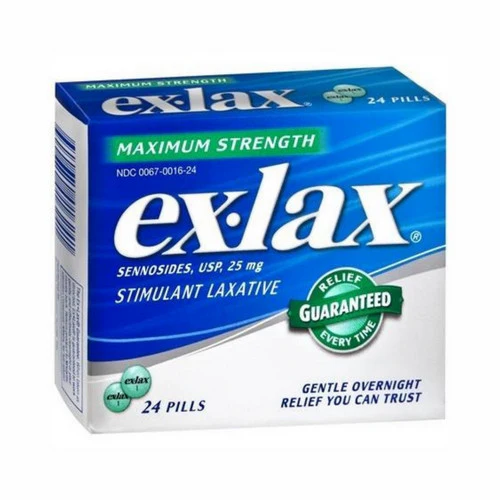 Novartis Consm Hlth Inc, Ex-Lax Pills Maximum Relief, 24 ct
