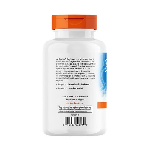 Doctors Best, Extra Strength Ginkgo, 120 Mg, 360 Veggi Caps - Image 3